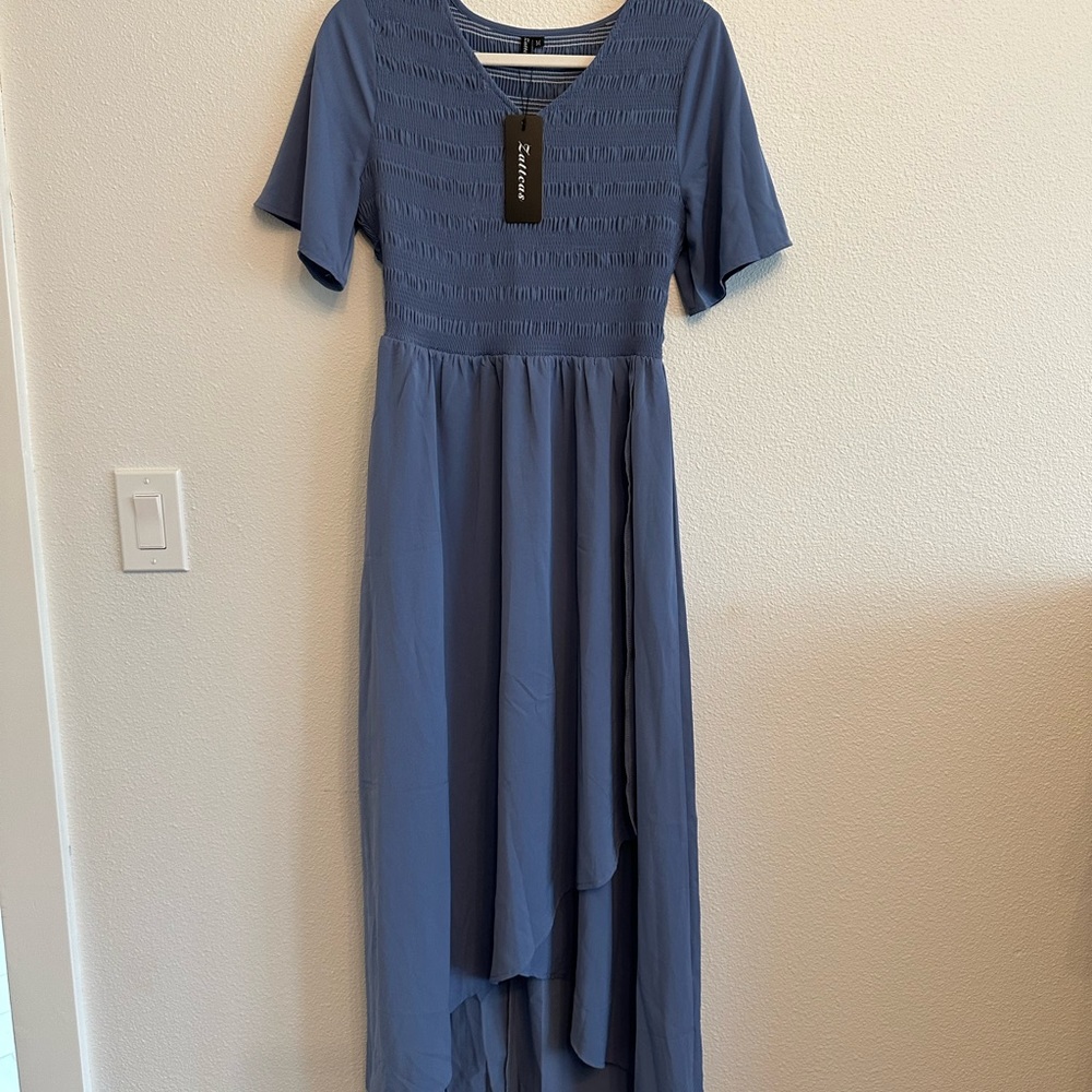 Blue maxi dress